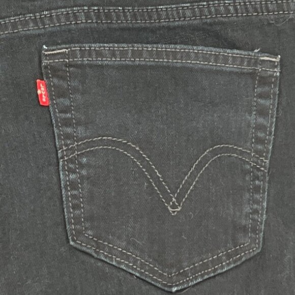 Levis 315 Black Bootcut Jeans Plus Size 24M - Picture 7 of 9